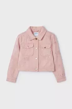 Mayoral Детская хлопковая куртка, розовый