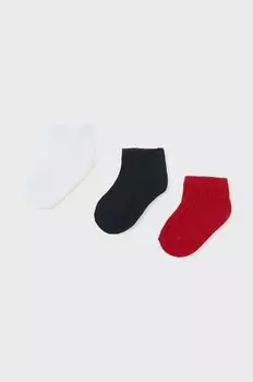 Mayoral Детские носки, 3 шт, красный