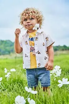 Mayoral Детские шорты из мягкого денима, синий