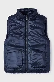 Mayoral детский двусторонний жилет, темно-синий