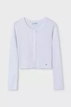 Mayoral Детский кардиган, белый