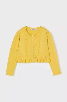 Mayoral Детский кардиган, желтый