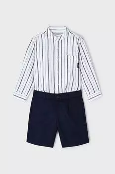 Mayoral Детский комплект из хлопка, военно-морской
