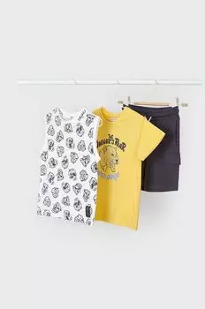 Mayoral Детский комплект из хлопка, желтый