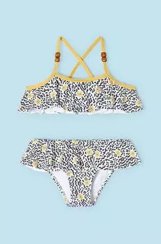 Mayoral Детский купальник-двойка, желтый