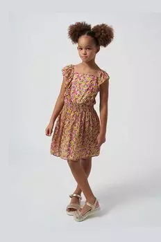 Mayoral Детское платье, желтый