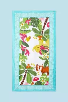 Mayoral Хлопковое Детское полотенце, зеленый