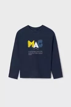 Mayoral хлопок с длинными рукавами для детей, темно-синий