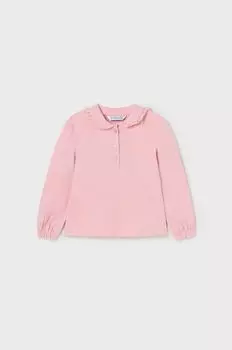 Mayoral лонгслив для малышей, розовый
