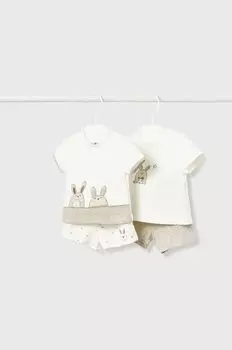 Mayoral Набор для новорожденных, 2 шт. Mayoral Newborn, бежевый