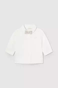 Mayoral Newborn Хлопковая рубашка, бежевый