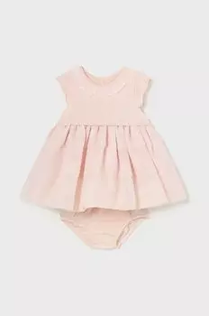 Mayoral Newborn Платье, бежевый