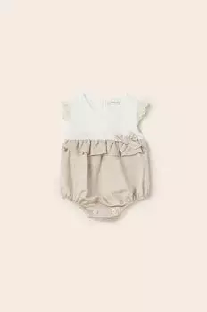 Mayoral Рампер для новорожденных Mayoral Newborn, бежевый