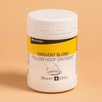 Мазь Fouganza Yellow Hoof для ухода за копытами лошадей