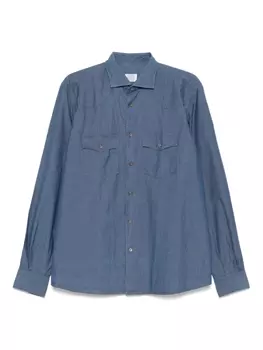 Mazzarelli джинсовая рубашка, синий