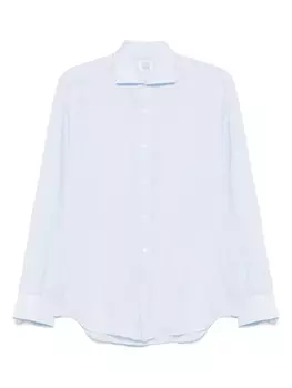 Mazzarelli льняная рубашка, синий