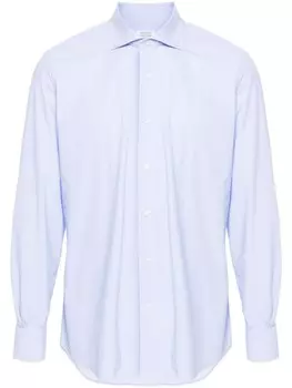 Mazzarelli полосатая рубашка, синий