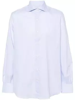 Mazzarelli рубашка с отложным воротником, синий