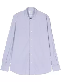 Mazzarelli рубашка в мелкую точку, белый