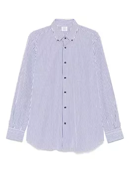 Mazzarelli рубашка в полоску, белый