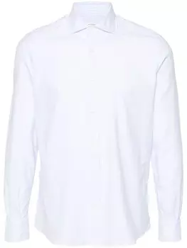 Mazzarelli рубашка в полоску, синий