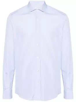 Mazzarelli рубашка в полоску, синий