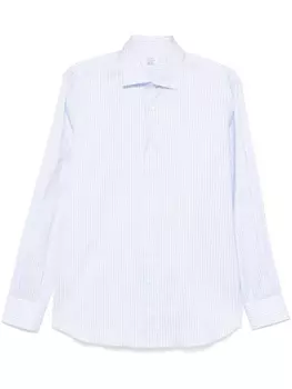 Mazzarelli рубашка в полоску, синий