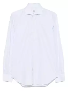 Mazzarelli рубашка в полоску, синий