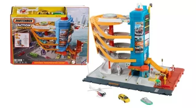 Мб Транспортный Центр 3Поязды Mattel