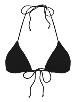MC2 Saint Barth бикини Leah с жатым эффектом, черный
