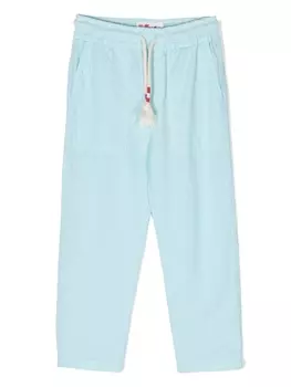 Mc2 Saint Barth брюки Calais JR из сирсакера, синий