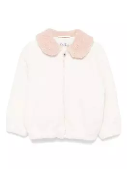 MC2 Saint Barth Детское флисовое пальто Mc2 Saint Barth Kids, белый