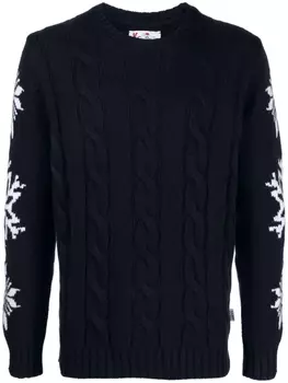 MC2 Saint Barth джемпер фактурной вязки, синий