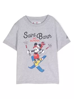 Mc2 Saint Barth футболка Mickey Ski School из коллаборации с Disney, серый