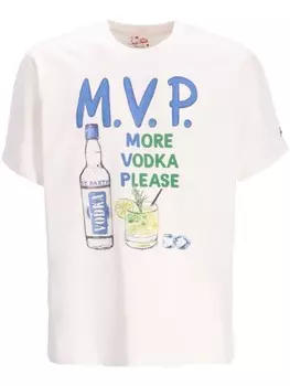 MC2 Saint Barth футболка с логотипом, белый