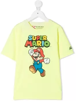 Mc2 Saint Barth футболка с принтом Super Mario, желтый