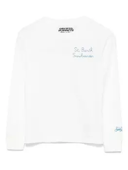 MC2 Saint Barth Kids Crypto Duck Snow Luton толстовка, белый