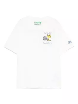 MC2 Saint Barth Kids футболка Cameron из коллаборации с PEANUTS, белый