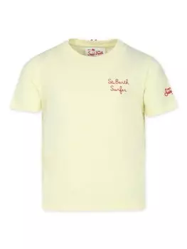 MC2 Saint Barth Kids футболка с графичным принтом из коллаборации с Disney, желтый