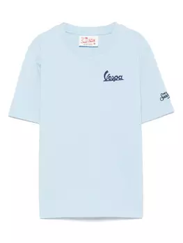MC2 Saint Barth Kids футболка SBarth из коллаборации с Vespa, синий