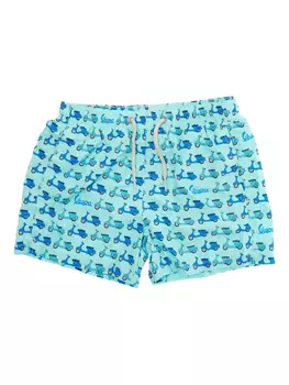 MC2 Saint Barth Kids Jean Lighting шорты для плавания, синий