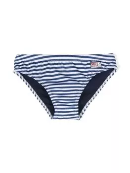 MC2 Saint Barth Kids плавки Billy в полоску, синий