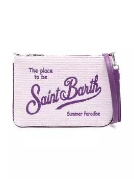 MC2 Saint Barth Kids соломенная сумка Parisienne, фиолетовый