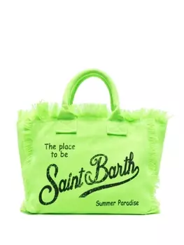 MC2 Saint Barth Kids сумка-тоут Colette, зеленый