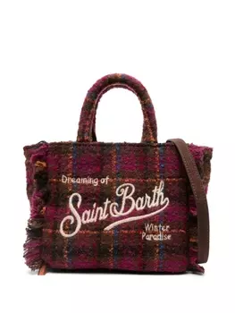 MC2 Saint Barth Kids сумка-тоут Vanity размера мини, коричневый