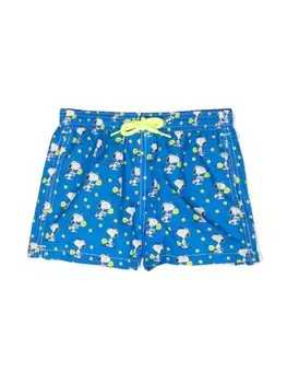 MC2 Saint Barth Kids x Peanuts Jean шорты для плавания Lightning, синий