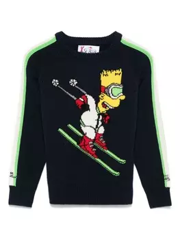 MC2 Saint Barth Kids x The Simpsons свитер Bart Ski Club, синий