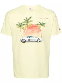 MC2 Saint Barth Miami Style cotton T-shirt, желтый