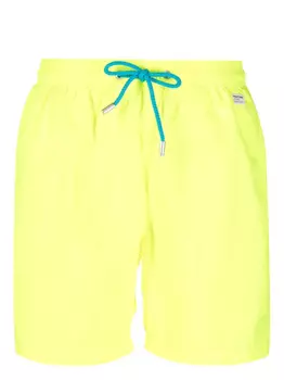 MC2 Saint Barth плавки-шорты Pantone с нашивкой-логотипом, желтый