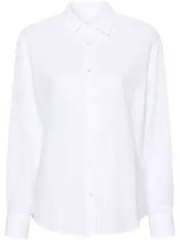 MC2 Saint Barth рубашка из сирсакера, белый